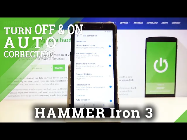 Video thumbnail for How to Allow Auto-Correction in myPhone Hammer Iron 3 – Correct Text Automatically