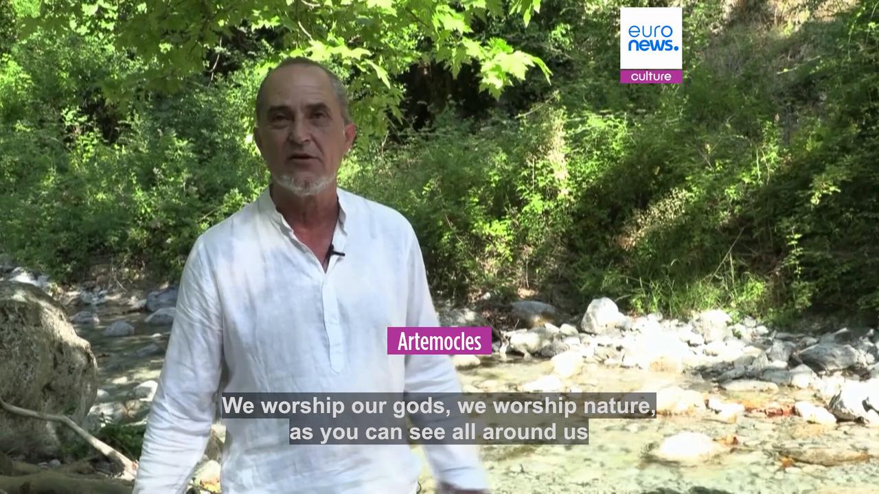 Video thumbnail for Celebrating Greece and its ancient gods: Annual polytheism festival takes place on Mount Olympus