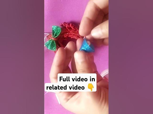 Video thumbnail for DIY decorative ornament 🤠||#diy🌲 #shorts#art @busymomcraft
