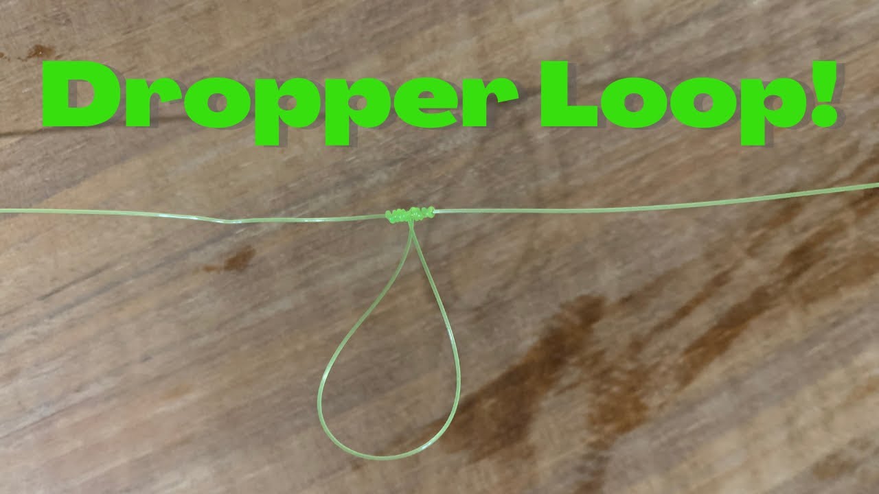 Video thumbnail for Dropper Loop Knot - How To Tie - Quit Getting Tangles With Loop Knots!!!