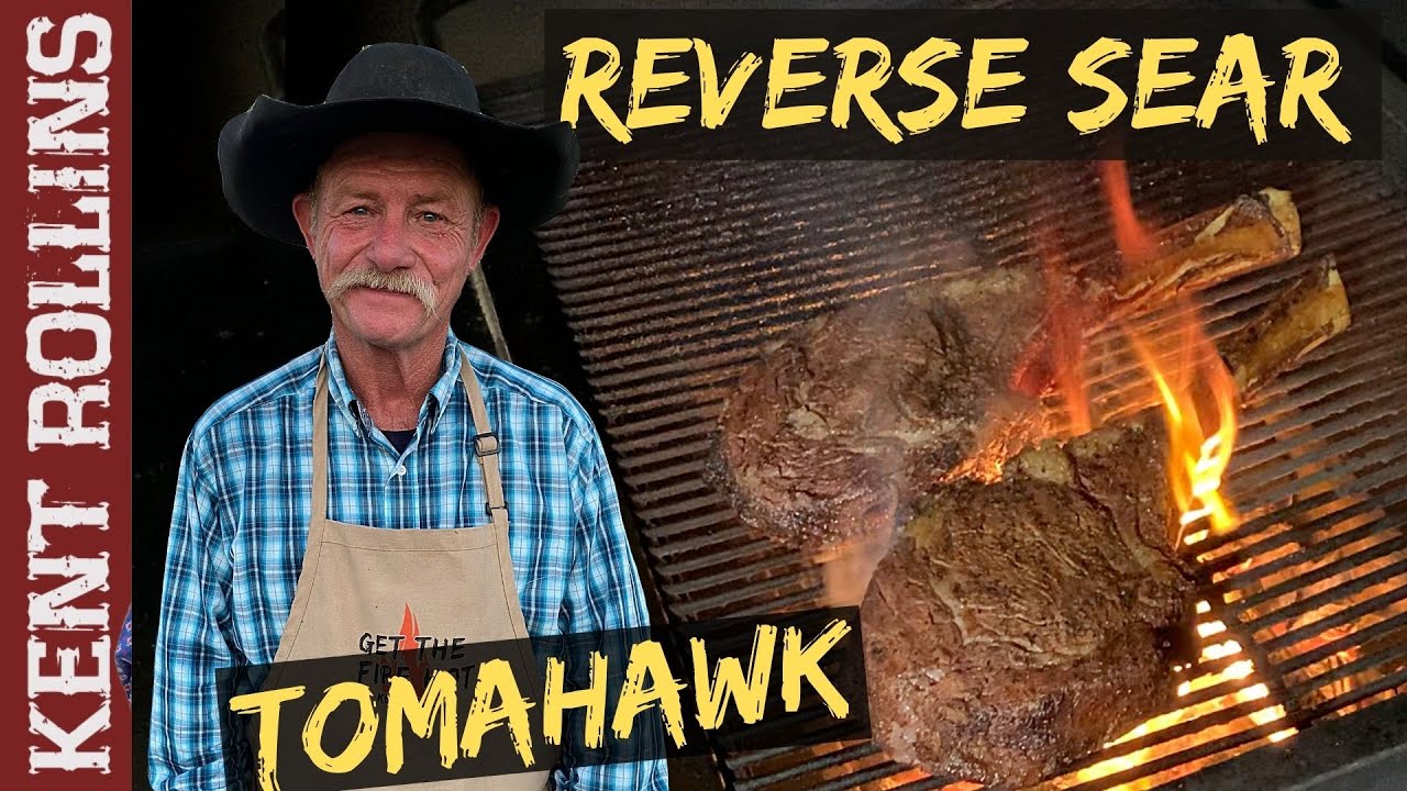 'Video thumbnail for Reverse Sear Tomahawk Ribeye Steak'