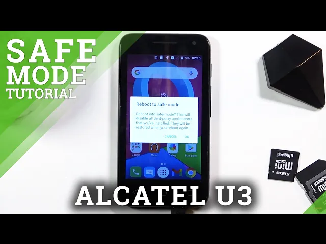 Video thumbnail for Safe Mode in ALCATEL U3 – Detect Problem with Installed Apps