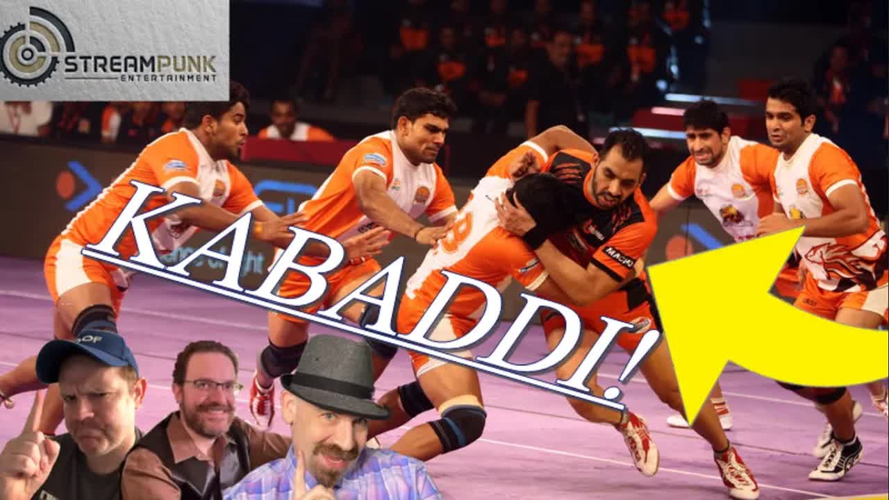 'Video thumbnail for stream punk sports: americans react to kabaddi! competitive tag from india & iran'