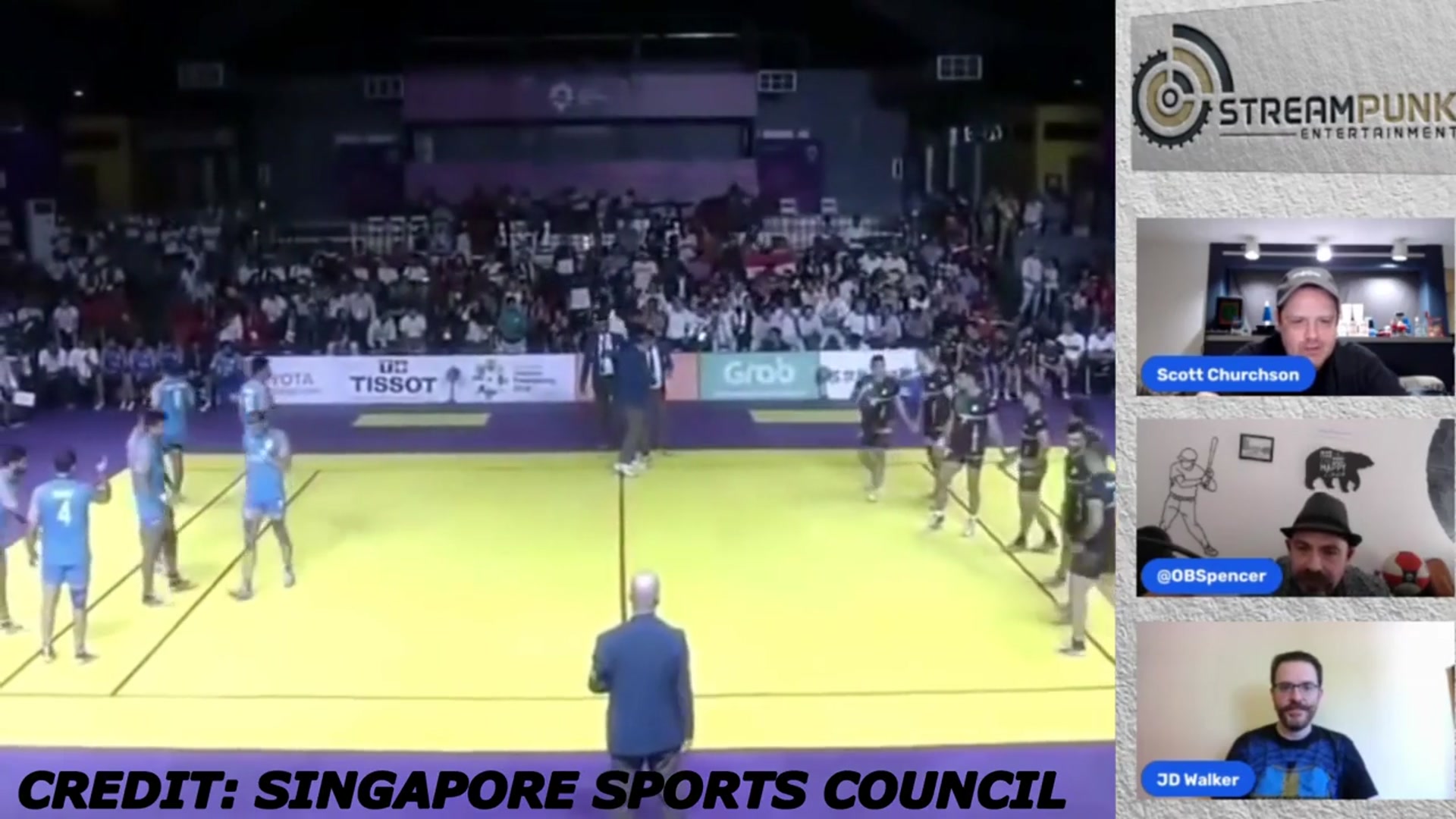 'Video thumbnail for stream punk sports: americans react to kabaddi! competitive tag from india & iran'