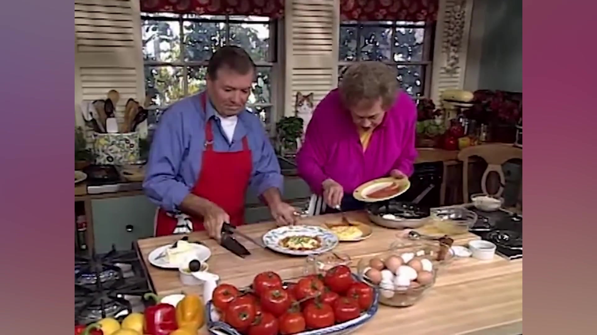'Video thumbnail for Julia Child's Egg Trick For Creamier Scrambles Is Game-Changing'