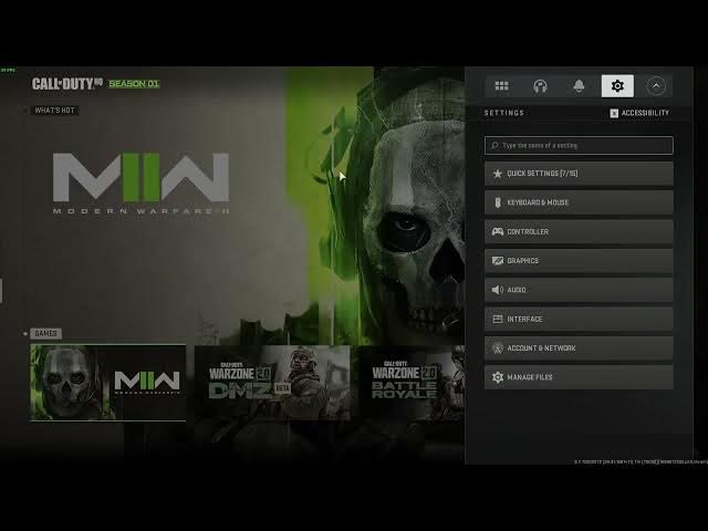 Video thumbnail for Call Of Duty Warzone 2.0 - How To Change Mouse Sensitivity