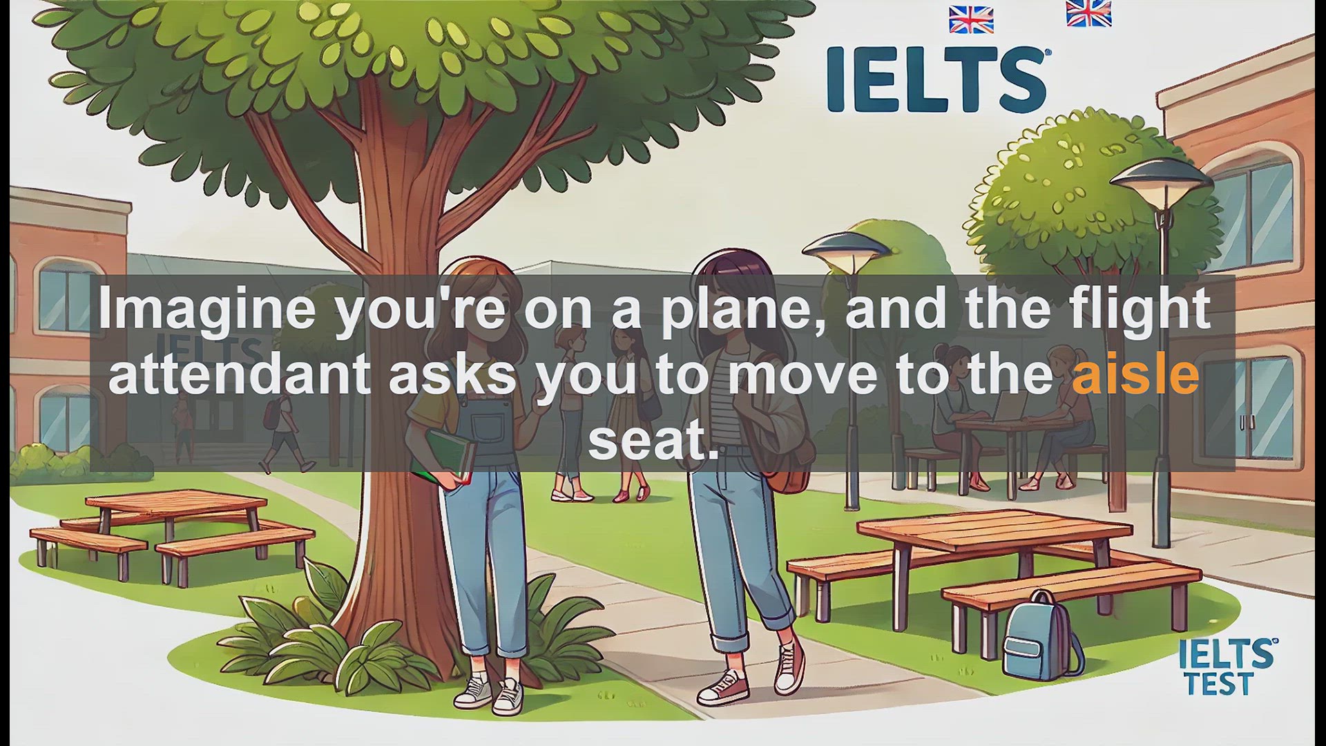 'Video thumbnail for 2500 Must Know IELTS 6.5 Vocabulary - IELTS Vocabulary: Understanding the Word 'Aisle''
