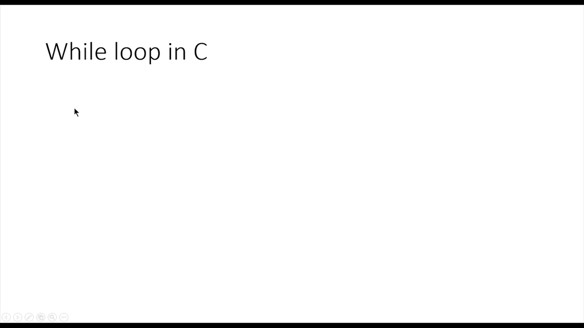 'Video thumbnail for While Loop In C_ C Tutorial In Hindi #14'