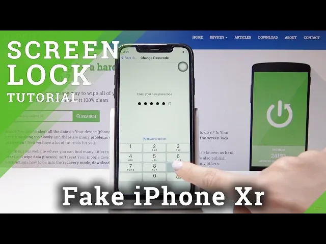 Video thumbnail for How to Add Password in Fake iPhone Xr  - Set Up Lock Screen