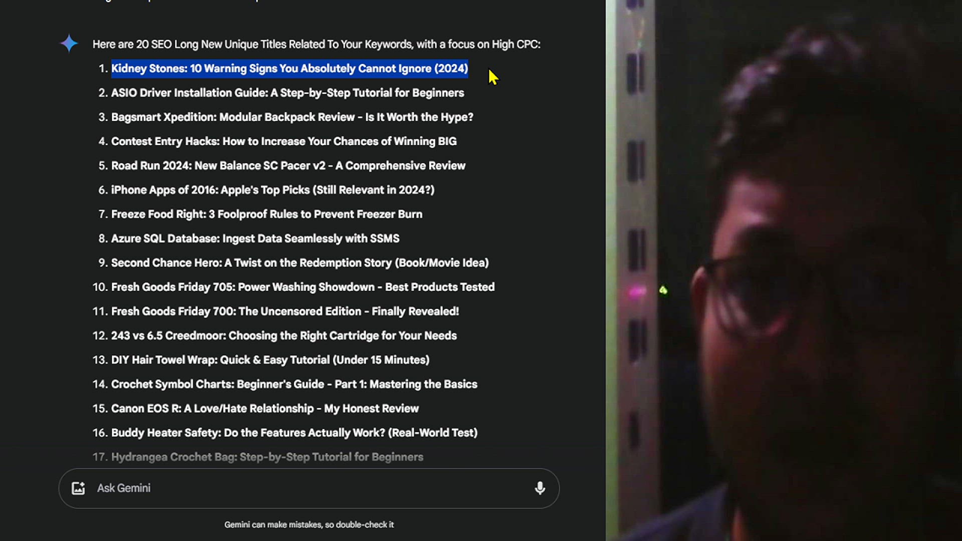 Video thumbnail for Kidney Stones 10 Warning Signs You Absolutely Cannot Ignore (2024)