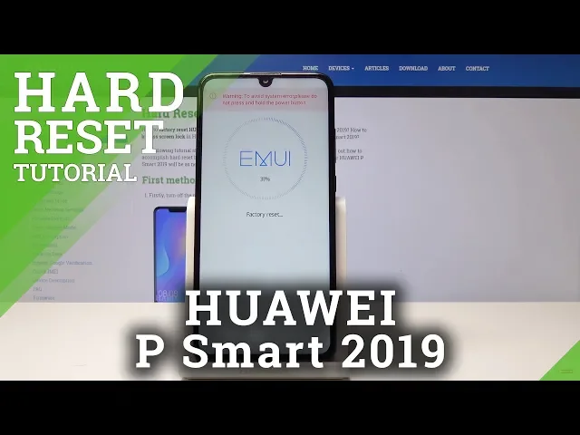 Video thumbnail for HARD RESET HUAWEI P Smart 2019 - Bypass Screen Lock