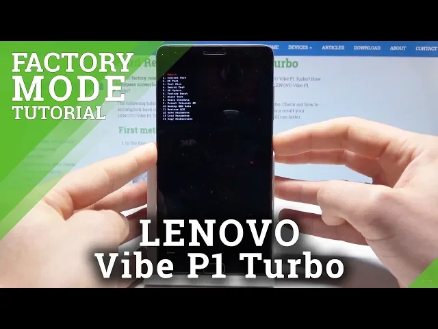 Video thumbnail for How to Enter & Quit Factory Mode in LENOVO Vibe P1 Turbo - Factory Mode