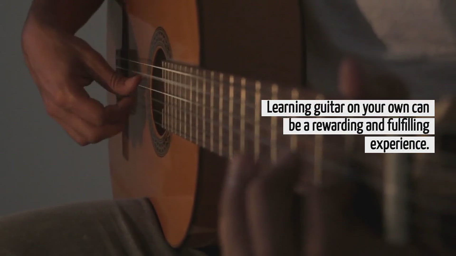 Video thumbnail for How To Self Learn Guitar