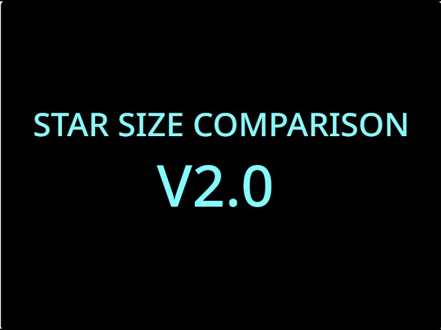 Video thumbnail for Star Size Comparison 2026 (100+ Stars)