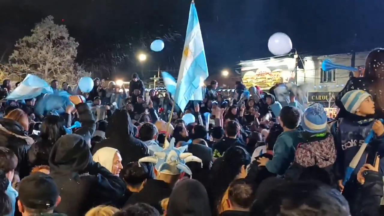 Video thumbnail for Argentina: Argentina Fans Flood Pilar Streets in Celebration After 3-1 World Cup Quarterfinal Win Over Switzerland.