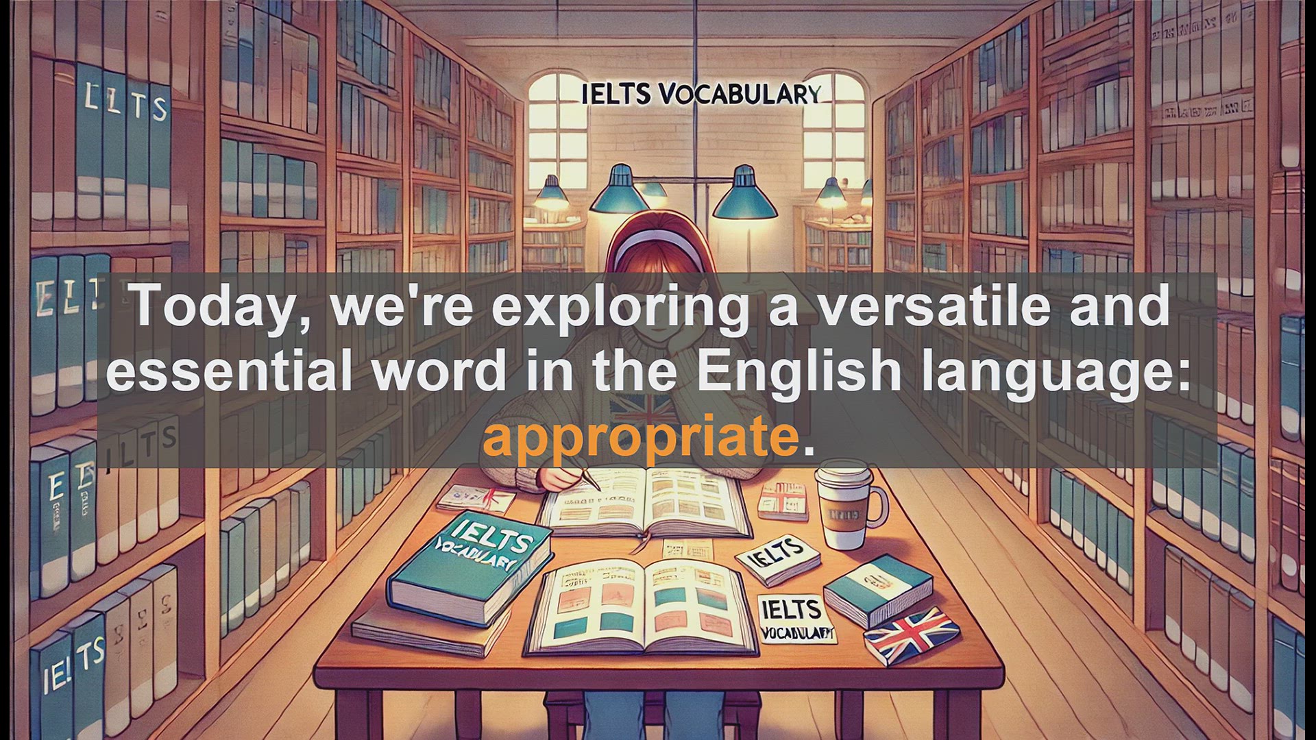 'Video thumbnail for 2500 Must Know IELTS 6.5 Vocabulary - Master the Word 'Appropriate' for IELTS Success'