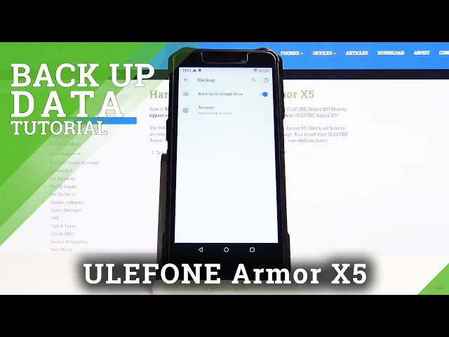 Video thumbnail for How to Enable Google Backup in ULEFONE Armor X5 – Set Up Google Backup