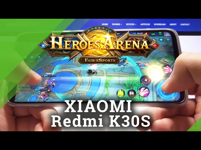 Video thumbnail for Heroes Arena Performance Test on Xiaomi Redmi K30S - Gameplay