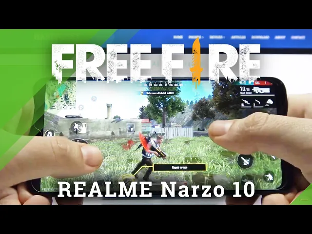 Video thumbnail for Garena Free Fire on REALME Narzo 10 - Gaming Quality Checkup