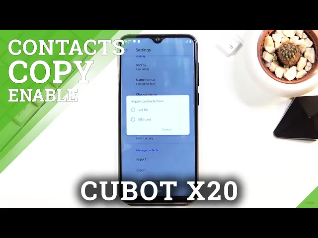 Video thumbnail for How to Copy Contacts in CUBOT X20 – Move Contact List