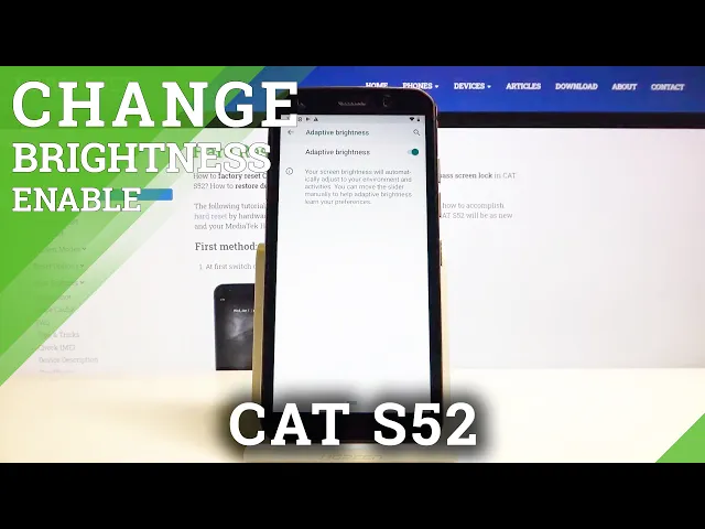 Video thumbnail for How to Activate Auto Brightness in CAT S52 – Adjust Screen Bright