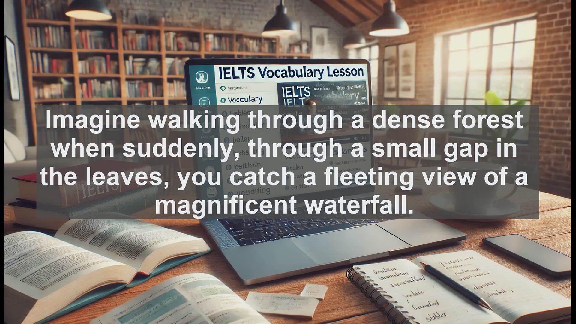 'Video thumbnail for 5000 Must Know IELTS 8.0 Vocabulary - Understanding the Word 'Glimpse': A Quick Look at Its Meaning and Usage'