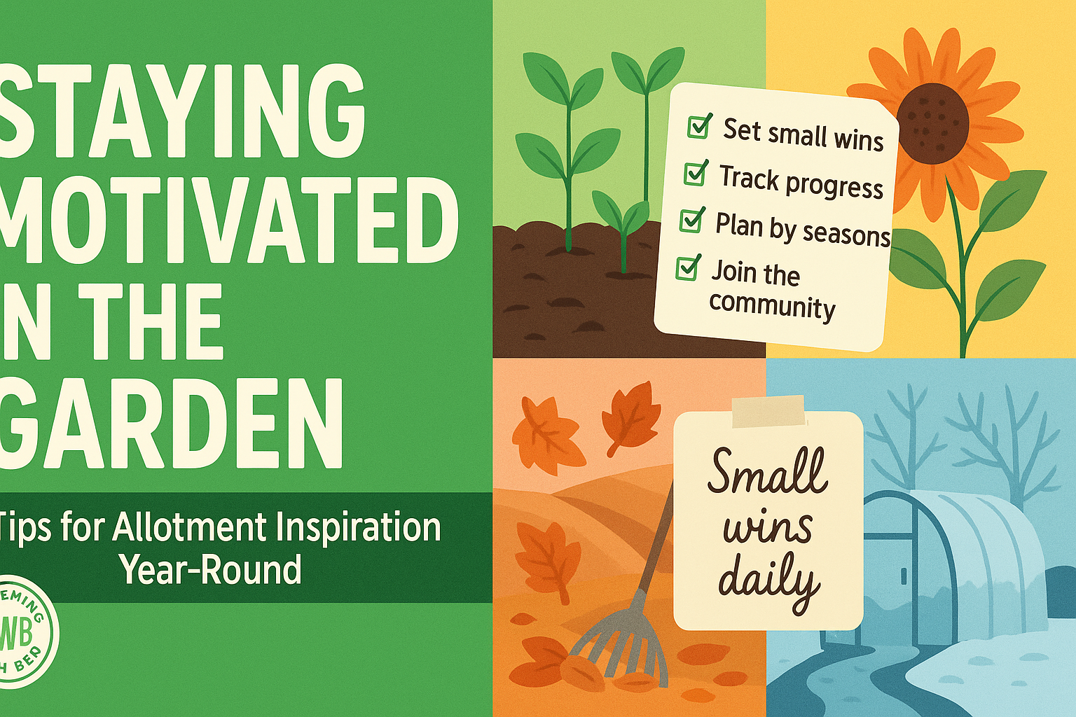 Video thumbnail for 🎥 ✅ Staying Motivated in the Garden 🌿💪 | Year-Round Allotment Tips & Inspiration