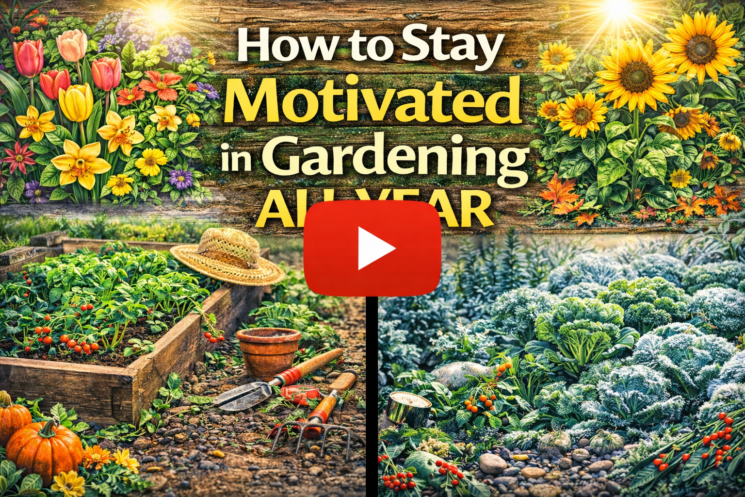 Video thumbnail for How to Stay Motivated in Gardening All Year