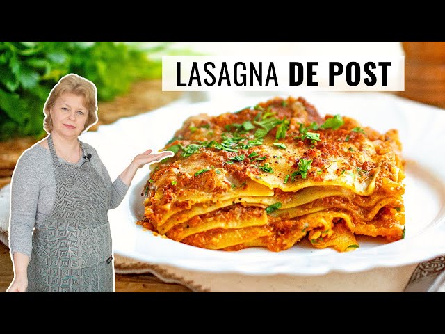 'Video thumbnail for 🍄 Simplă, ieftină și gustoasă! LASAGNA cu CIUPERCI și sos bechamel - rețeta de post 👌'