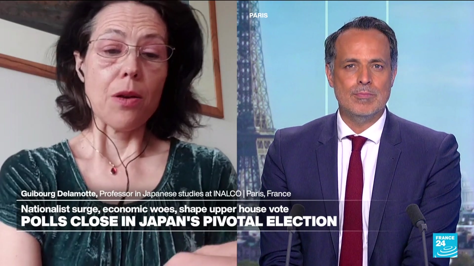 'Video thumbnail for Polls close in Japan’s pivotal election'