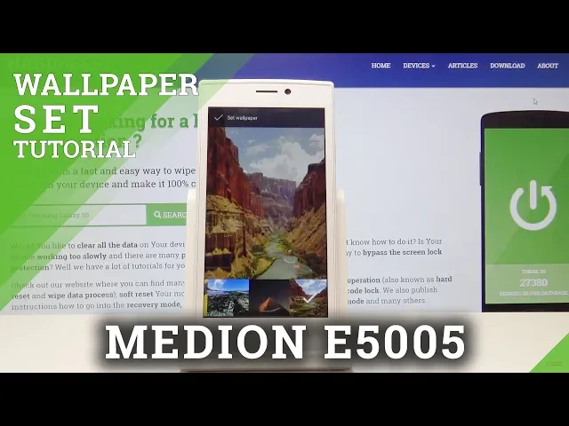 Video thumbnail for How to Change Wallpaper in MEDION E5005 - Refresh Display