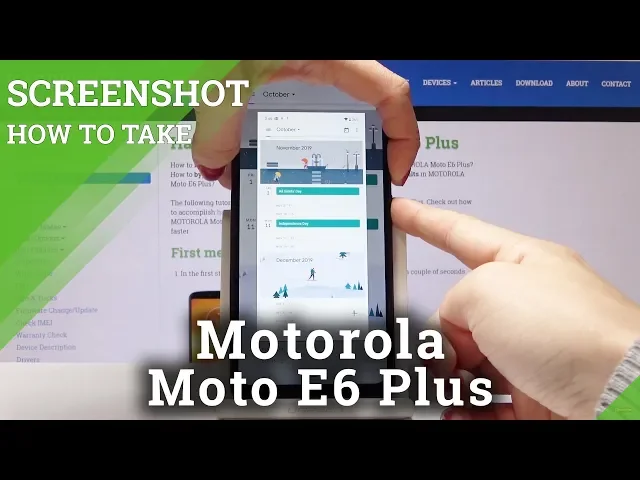 Video thumbnail for How to Take Screenshot in Motorola Moto E6 Plus - Capture Screen