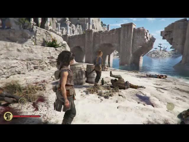 Video thumbnail for Resonance: A Plague Tale Legacy - 5 Desolation It Wrought: Explore Trial's Entrance: Beach Gameplay