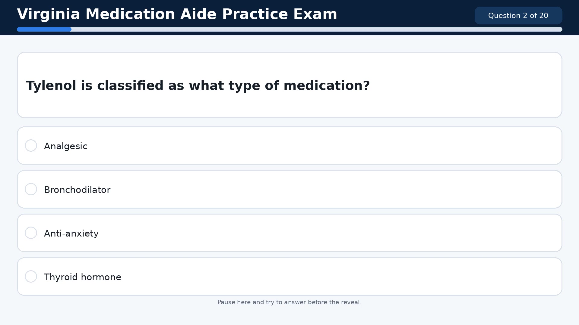 Video thumbnail for Virginia Medication Aide Practice Exam