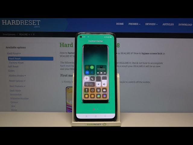 Video thumbnail for How to Download iOS Control Center on REALME 8 – Change Control Center