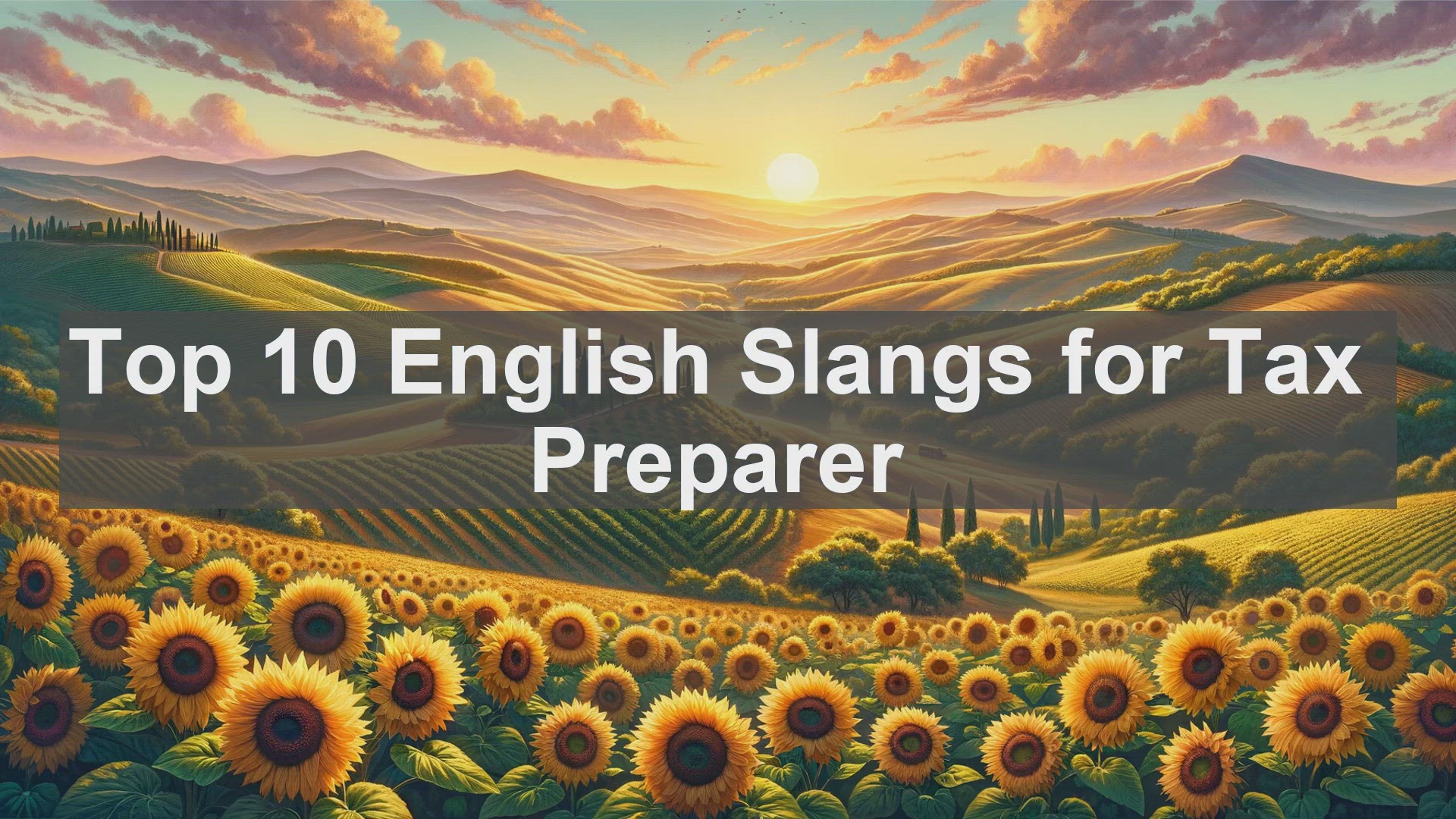 'Video thumbnail for Top 10 English Slangs for Tax Preparer'