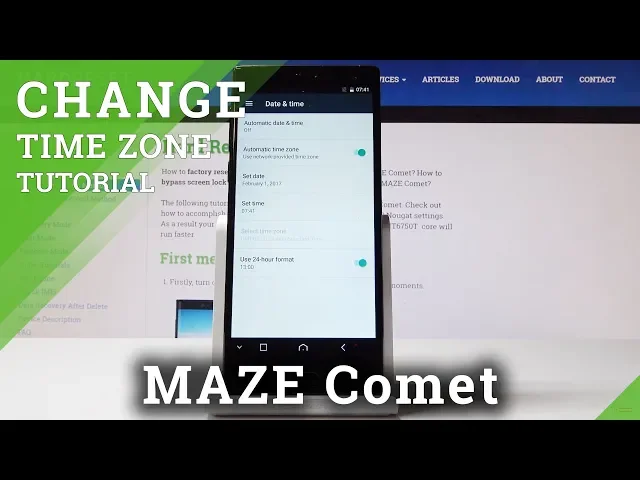 Video thumbnail for How to Change Date & Time in Maze Comet - Update Time Settings