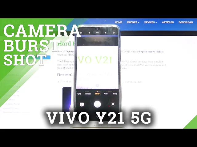 Video thumbnail for How to Take Burst Shot on VIVO V21 5G - Burst Photos