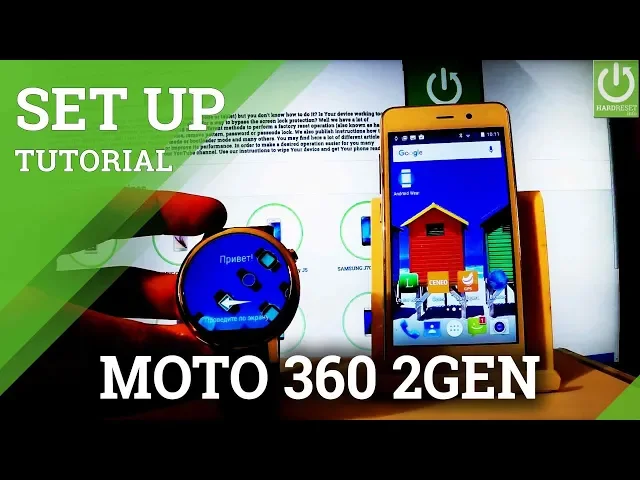 Video thumbnail for Set Up LENOVO Moto 360 2nd gen - Pair Moto 360 with Phone