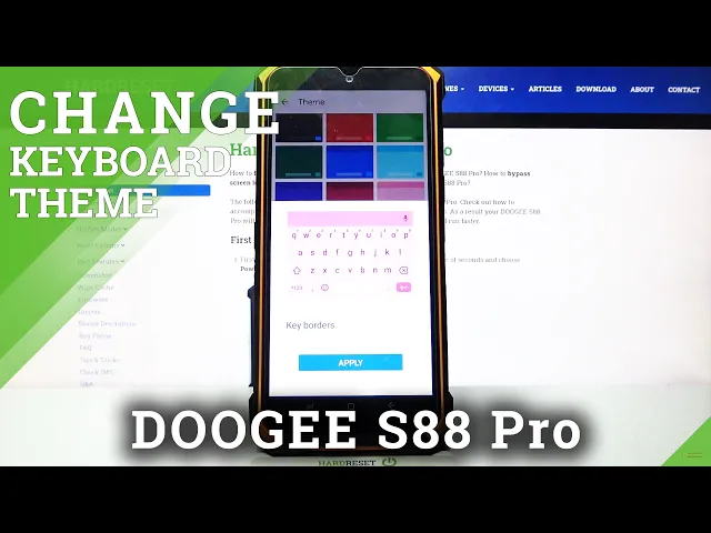 Video thumbnail for DOOGEE S88 Pro and Keyboard Style - Keyboard Theme List