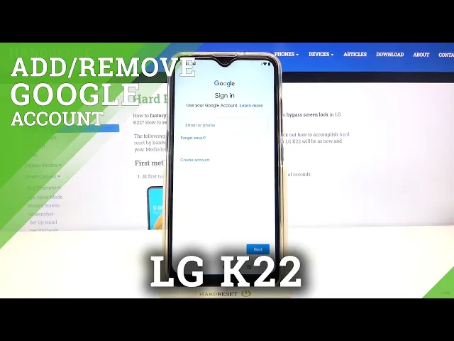 Video thumbnail for How to Add & Delete Google Account in LG K22 – Switch Google User