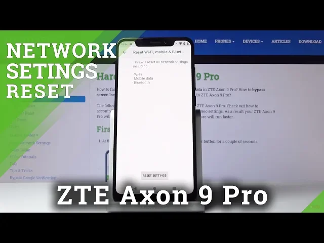 Video thumbnail for How to Reset Network Settings ZTE Axon 9 Pro – Restore Network