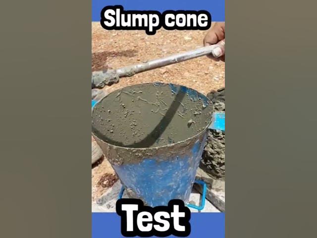 Video thumbnail for Slump Cone Test live #shorts #myengineeringsupport