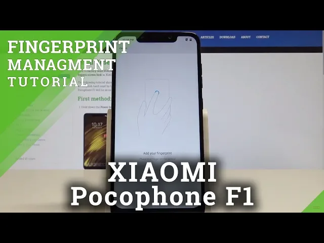 Video thumbnail for How to Add Fingerprint on XIAOMI Pocophone F1 - Set Up Fingerprint