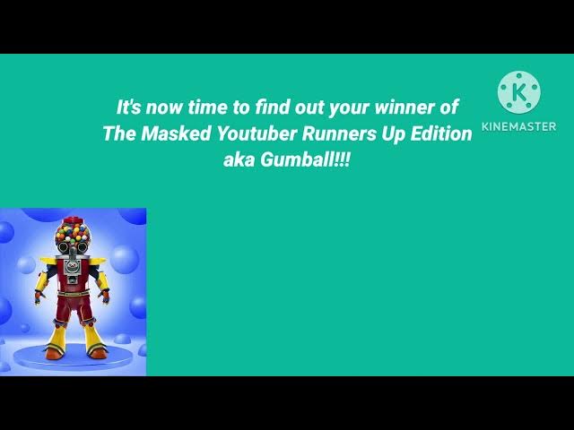 Video thumbnail for The Masked Youtuber Runners Up Edition The Winner Is......