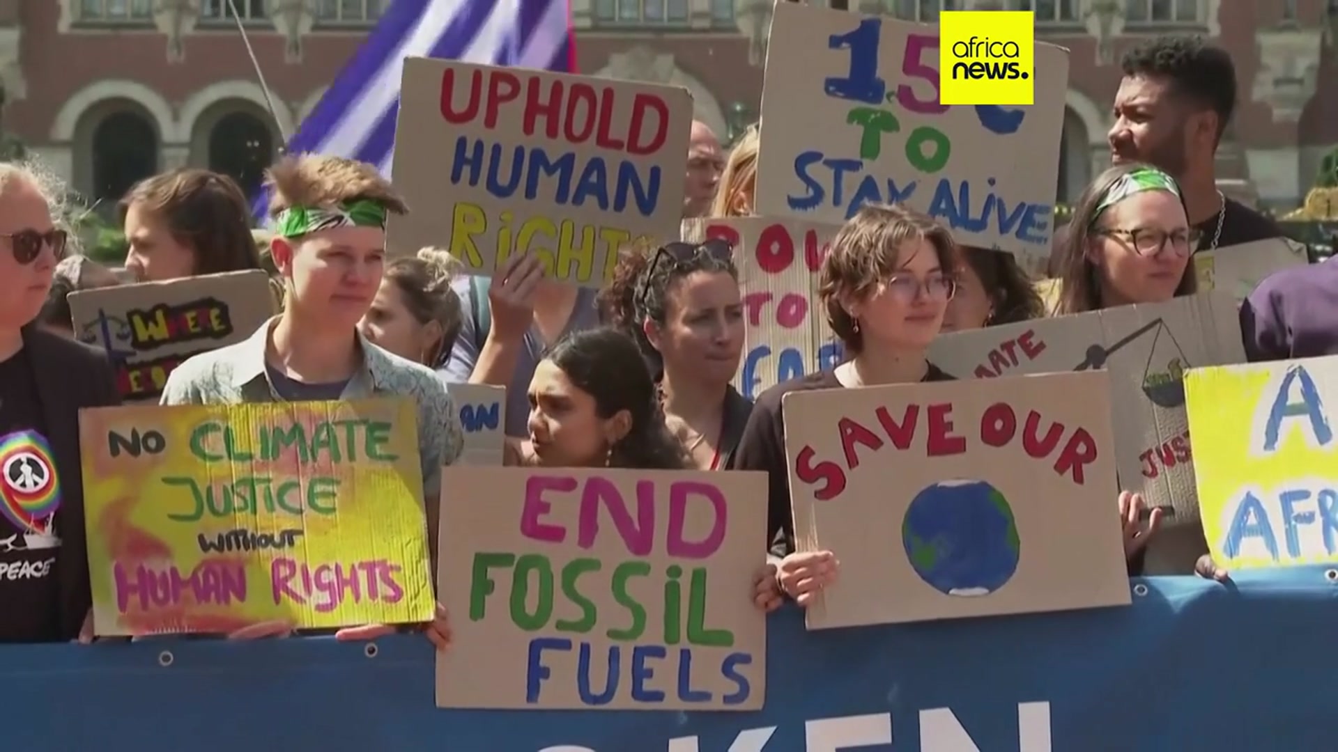 'Video thumbnail for Failure to tackle climate change could be a violation of international law, UN court finds'