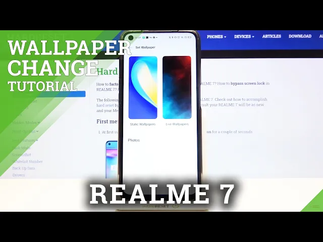 Video thumbnail for How to Change Wallpaper in REALME 7 – Desktop Personalization