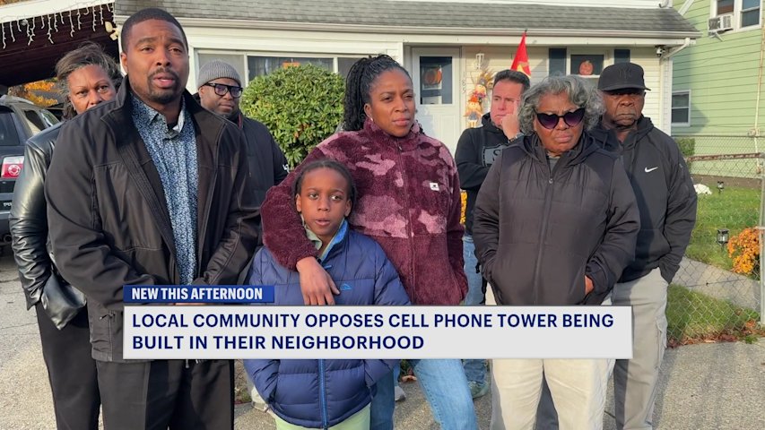 Video thumbnail for Bridgeport residents protest new cell equipment over radiation fears