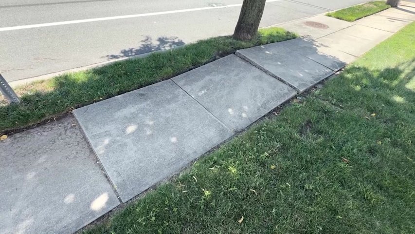 Video thumbnail for Residents question why property owners must pay for sidewalk repairs in Nassau County & some LI towns