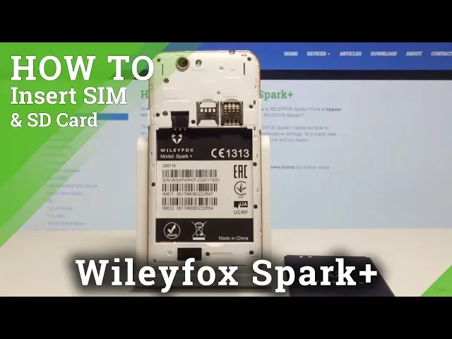 Video thumbnail for How to Insert Micro SIM Card to Wileyfox Spark+ - Install Micro SD Card